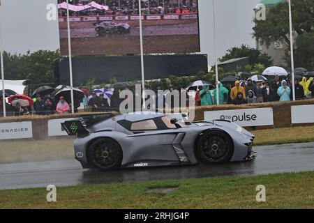 Max Chilton, Alex Summers, McMurtry Automotive Sperling, 30 Years of the Festival of Speed, eine Auswahl einiger der besten Autos und Motorräder, die es gibt Stockfoto