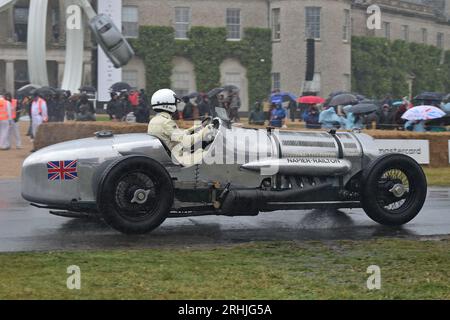 Andrew Lewis, Napier-Railton Special, 30 Years of the Festival of Speed, eine Auswahl der besten Autos und Fahrräder, die auf den Hügel gefahren sind Stockfoto