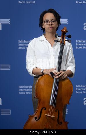 Edinburgh. Schottland, Großbritannien. Aug. 2023. Simone Seales erscheint beim Edinburgh International Book Festival im Edinburgh College of Art Picture Credit: Pako Mera/Alamy Live News Stockfoto