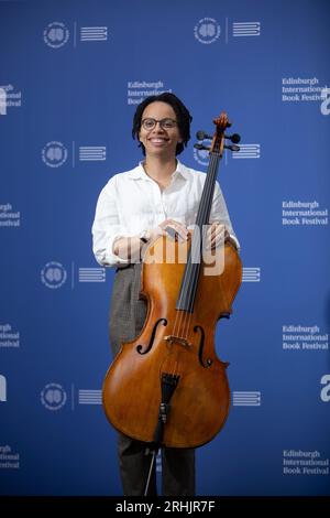 Edinburgh. Schottland, Großbritannien. Aug. 2023. Simone Seales erscheint beim Edinburgh International Book Festival im Edinburgh College of Art Picture Credit: Pako Mera/Alamy Live News Stockfoto