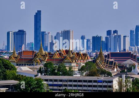 Thailand, Bangkok, Stadtbild und Königspalast Stockfoto
