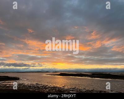 Die Äußeren Hebriden Landschaften, Schottland Stockfoto