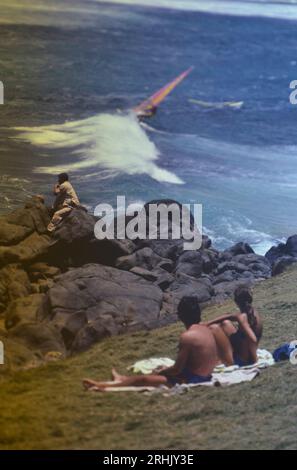 Lahaina, Hawaii, USA. August 2023. Standorte in Lahaina und West Maui, Hawaii im Jahr 1984. (Bild: © Kenneth Martin/ZUMA Press Wire) NUR REDAKTIONELLE VERWENDUNG! Nicht für kommerzielle ZWECKE! Stockfoto