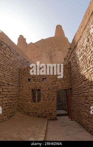 Das Marid-Schloss in Dumat Al-Jandal, Al-Jawf-Region, Saudi-Arabien Stockfoto