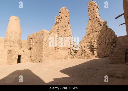 Das Marid-Schloss in Dumat Al-Jandal, Al-Jawf-Region, Saudi-Arabien Stockfoto