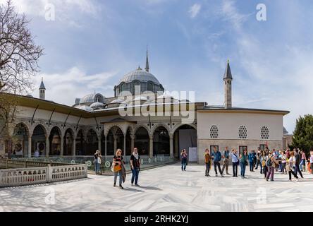 Ein Bild der Kammer der Heiligen Reliquien, Teil des Topkapi-Palastkomplexes. Stockfoto