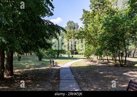 Ein Foto im Park von Chisinau Stockfoto