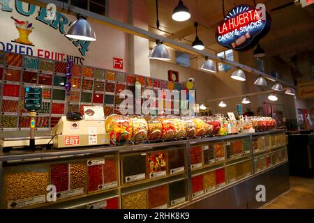 Los Angeles, Kalifornien: Grand Central Market im Zentrum von Los Angeles Stockfoto