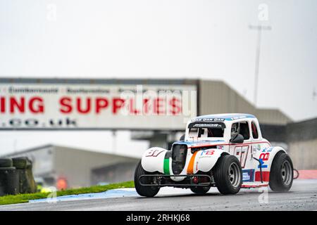 JLM – Legends Racing Knockhill Samstagmorgen Training und Rennen 1 Stockfoto