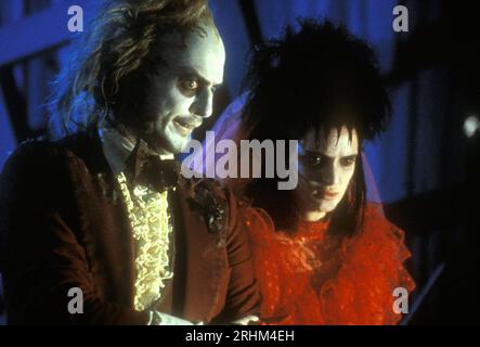 Michael Keaton, Winona Ryder, Beetlejuice (1988). Foto: Warner Bros. Stockfoto