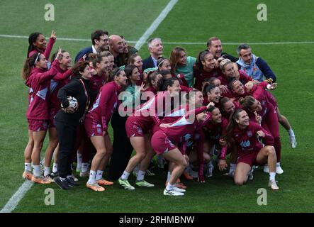 Sydney. August 2023. Spanienteam während einer Trainingseinheit im Leichhardt Oval Stadium, Sydney, Australien. Quelle: Isabel Infantes/Alamy Live News Stockfoto