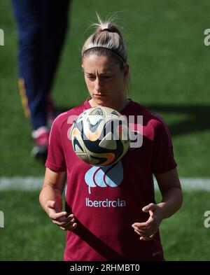 Sydney. August 2023. Die Spanierin Alexia Putellas während einer Trainingseinheit im Leichhardt Oval Stadium in Sydney, Australien. Quelle: Isabel Infantes/Alamy Live News Stockfoto