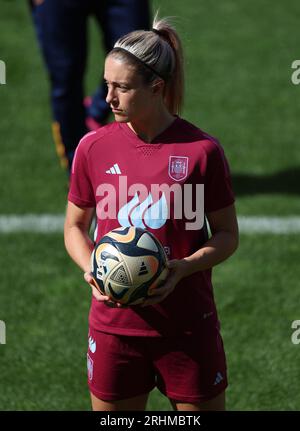 Sydney. August 2023. Die Spanierin Alexia Putellas während einer Trainingseinheit im Leichhardt Oval Stadium in Sydney, Australien. Quelle: Isabel Infantes/Alamy Live News Stockfoto