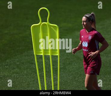 Sydney. August 2023. Die Spanierin Alexia Putellas während einer Trainingseinheit im Leichhardt Oval Stadium in Sydney, Australien. Quelle: Isabel Infantes/Alamy Live News Stockfoto