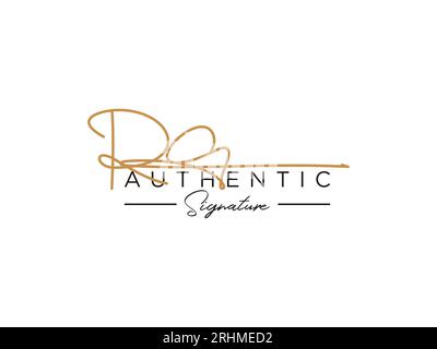 RO Signature Logo Template Vector. Stock Vektor