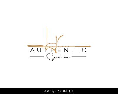 Vektor für LR-Logo-Vorlage. Stock Vektor