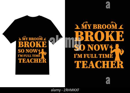 Halloween-T-Shirt-Design. Stock Vektor