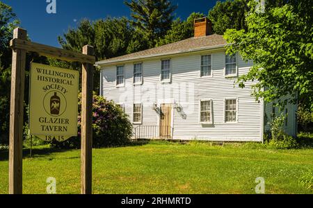 Daniel Glazier Tavern Willington Common Historic District   Willington , Connecticut, USA Stockfoto