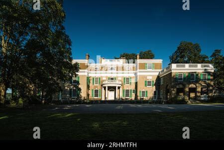 Springwood, Heimat der Franklin D. Roosevelt National Historic Site   Hyde Park, New York, USA Stockfoto