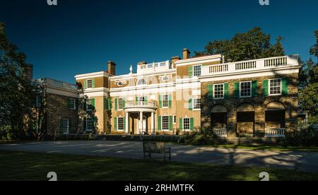 Springwood, Heimat der Franklin D. Roosevelt National Historic Site   Hyde Park, New York, USA Stockfoto
