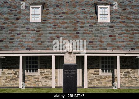 Franklin D. Roosevelt Presidential Library and Museum Home of Franklin D. Roosevelt National Historic Site   Hyde Park, New York, USA Stockfoto