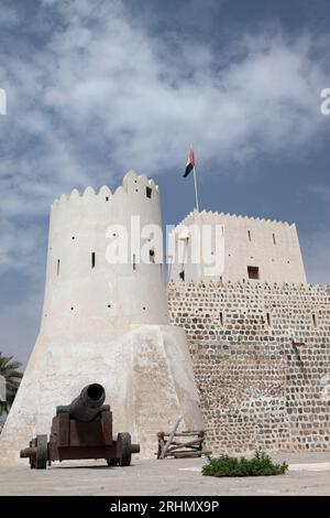 Vereinigte Arabische Emirate, Sharjah, Kalba Fort. Stockfoto