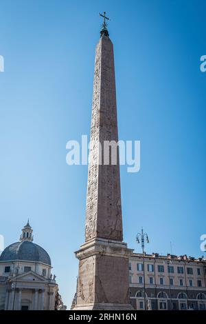 14. Oktober 2022 in Rom: Ägyptische Obelisken um Rom Stockfoto