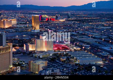 Ansicht des Hotels und Kasinos in Las Vegas, Nevada Stockfoto