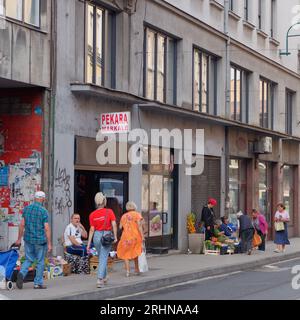 In Sarajevo, Bosnien und Herzegowina, 18. August 2023. Stockfoto