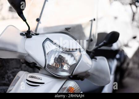 Mailand, Italien - 31. August 2022: Honda Bike Daytona Bike Screen Reed 125 Stockfoto