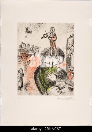 Musique. Museum: PRIVATSAMMLUNG. Verfasser: MARC CHAGALL. Stockfoto