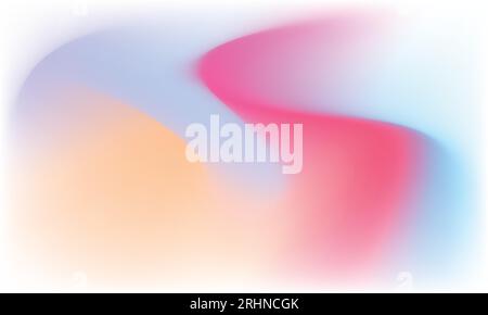 digital bright pastel color mesh gradient background with smooth texture. eps 10 vector. Stock Vektor