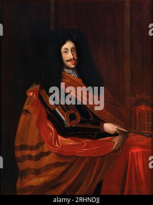 Porträt von Kaiser Leopold I. (1640-1705). Museum: PRIVATE SAMMLUNG. Autor: ANONYM. Stockfoto