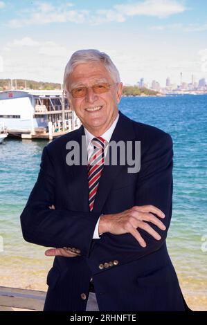 Sydney, Australien, 7. Oktober 2009. Sir Michael Parkinson Media Conference, Watson's Bay, Sydney, Australien. Stockfoto