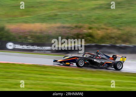 BTCC FP1 und FP2 während der British Touring Car Championship auf der Knockhill Racing Circuit, Dunfermline, Schottland am 12. August 2023. Foto von Chris Willia Stockfoto