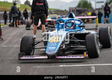 Formel 4 Knockhill Sonntag Douwe DEDECKER Virtuosi Racing Stockfoto