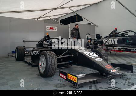 Formel 4 Knockhill Sonntag Stockfoto