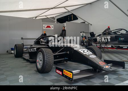 Formel 4 Knockhill Sonntag Stockfoto