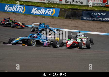 Formel 4 Knockhill Sonntag Douwe DEDECKER Virtuosi Racing Stockfoto