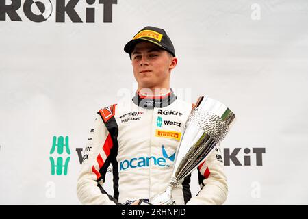 Formel 4 Knockhill Sonntag James Piszcyk Stockfoto