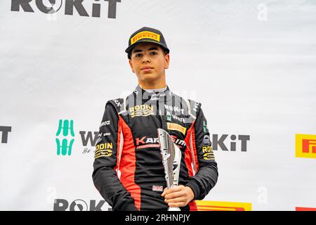 Formel 4 Knockhill Sonntag Stockfoto