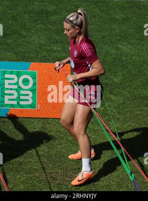 Sydney. August 2023. Die Spanierin Alexia Putellas während einer Trainingseinheit im Leichhardt Oval Stadium in Sydney, Australien. Quelle: Isabel Infantes/Alamy Live News Stockfoto