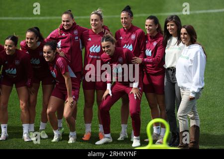 Sydney. August 2023. Spanienteam während einer Trainingseinheit im Leichhardt Oval Stadium, Sydney, Australien. Quelle: Isabel Infantes/Alamy Live News Stockfoto