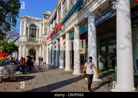 Indien, Delhi, Neu Delhi, Connaught Place Stockfoto