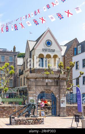 Jersey Museum & Art Gallery, The Weighbridge, St Helier, Jersey, Channel Islands Stockfoto