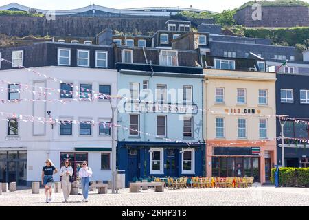 Der Troubadour Pub, Caledonia Place, St. Helier, Jersey, Kanalinseln Stockfoto