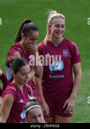 Sydney. August 2023. Die Spanierin Alexia Putellas während einer Trainingseinheit im Leichhardt Oval Stadium in Sydney, Australien. Quelle: Isabel Infantes/Alamy Live News Stockfoto