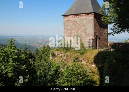 Kapelle (chapelle des anges) in einem Kloster in Le mont-sainte-odile im elsass (frankreich) Stockfoto