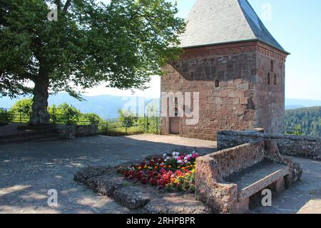 Kapelle (chapelle des anges) in einem Kloster in Le mont-sainte-odile im elsass (frankreich) Stockfoto