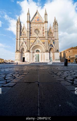 Kathedrale von Orvieto. Europa, Italien, Umbrien, Terni, Orvieto Stockfoto